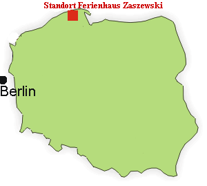 Ferienhaus Polen - Ferienhaus Zaszewski in kopalino nhe Lubiatowo an der Ostsee / Polen