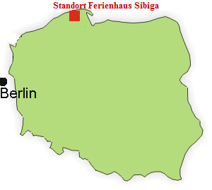 Ferienhaus Polen - Ferienhaus Sibiga in Kopalino an der Ostsee nahe Danzig / Polen