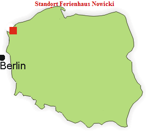 Standort Ferienhaus Nowicki