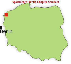 Ferienhaus Polen- Appartement Charlie Chaplin an der Ostsee/Miedzyzdroje